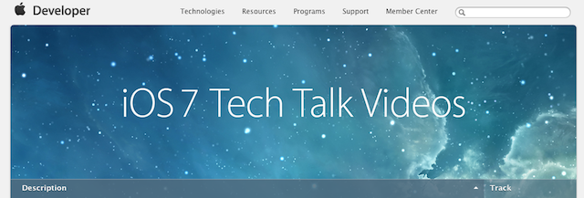 Ya puedes ver los vídeos y las imágenes de las iOS 7 Tech Talks