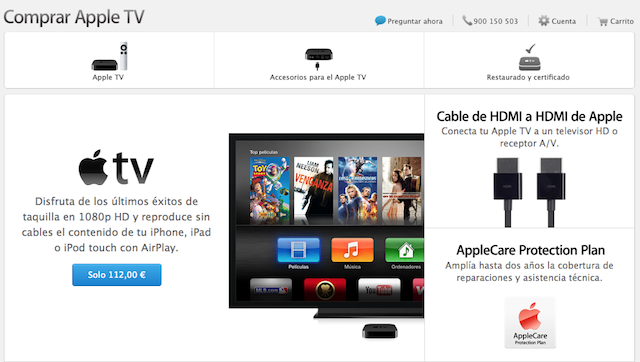 espacio Apple TV 2