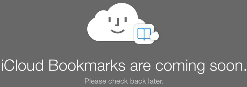 Un error en la web de iCloud desvela la futura aparición de iCloud Bookmarks