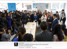 Tim Cook en plan estrella durante el lanzamiento del iPhone con China Mobile