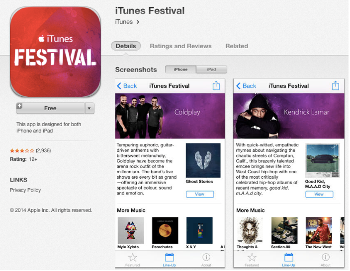 Ya está disponible la App del iTunes Festival SXSW… y no necesita iOS 7.1
