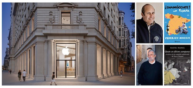 Federico Moccia y Rafael Nadal celebrarán dos Encuentros Literarios en la Apple Store Passeig de Gràcia el Día del Libro