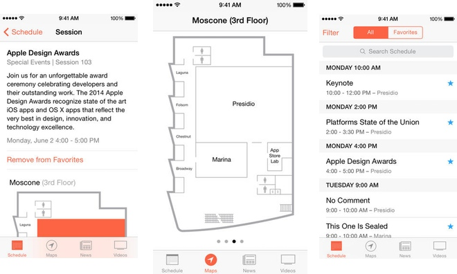 Apple se prepara para la WWDC 2014 anunciando la Keynote inaugural y actualizando su app para iOS