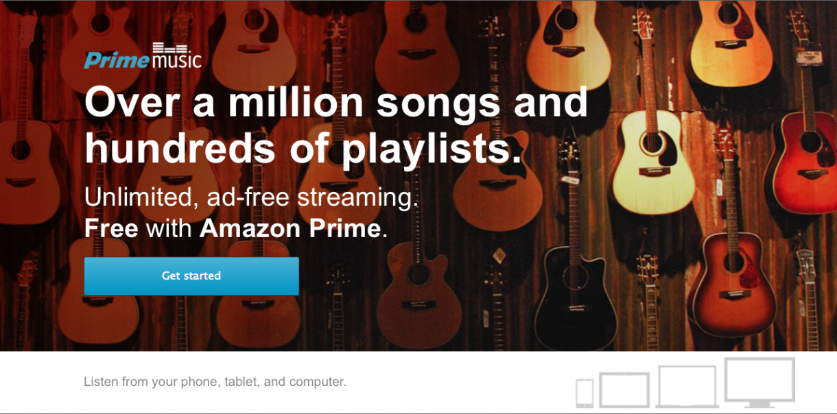 Amazon lanza Prime Music, su propio servicio de música en streaming