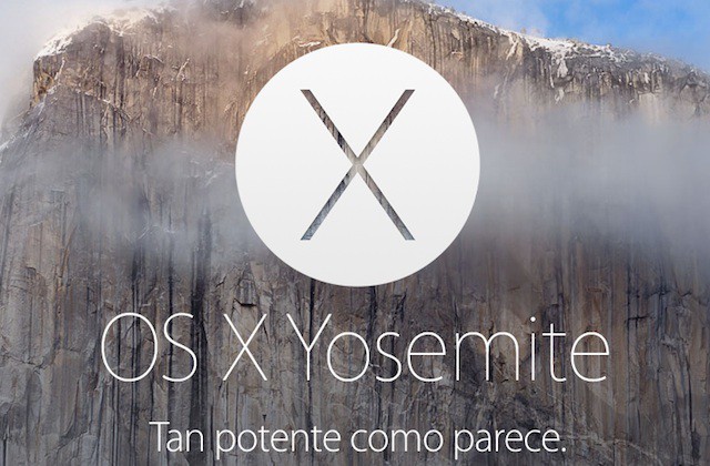 La versión final de OS X Yosemite llegará previsiblemente a finales de octubre