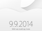 Apple confirma el evento del 9 de Septiembre. Ojalá pudiéramos decir más…