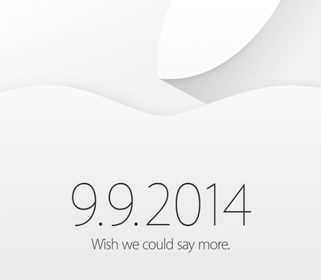 Apple confirma el evento del 9 de Septiembre. Ojalá pudiéramos decir más…