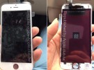 Unas fotos muestran al detalle el panel frontal del iPhone 6