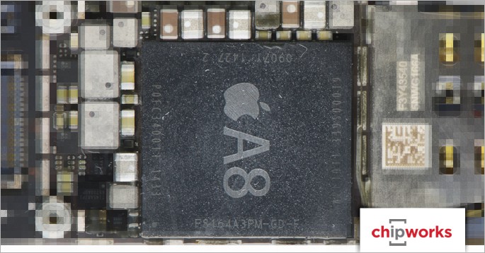 Así es el chip A8, el corazón de la nueva generación del iPhone 6