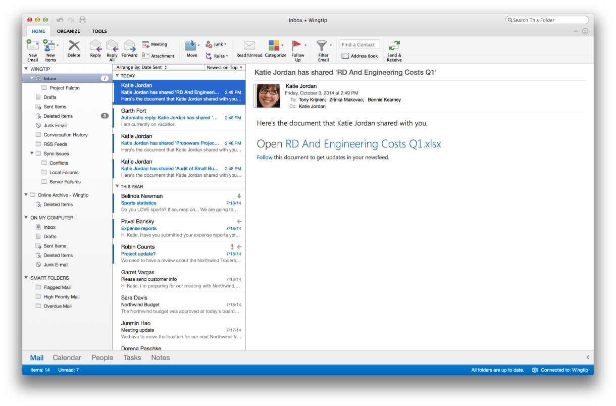 Microsoft rediseña Outlook para Mac y añade mejoras