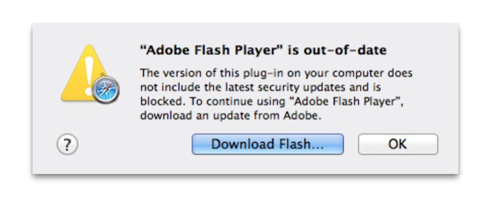 Apple empuja a los usuarios a actualizar Adobe Flash Player por una vulnerabilidad