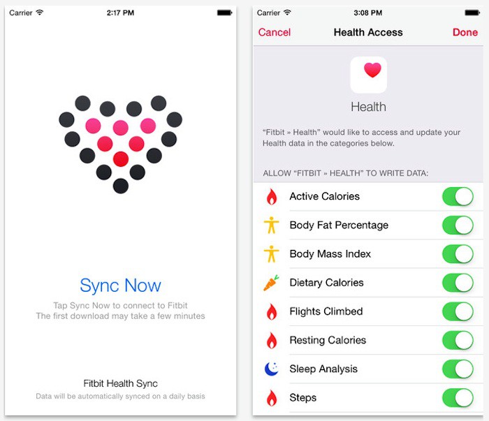 Sync Solver sincroniza los datos de tu Fitbit con Health