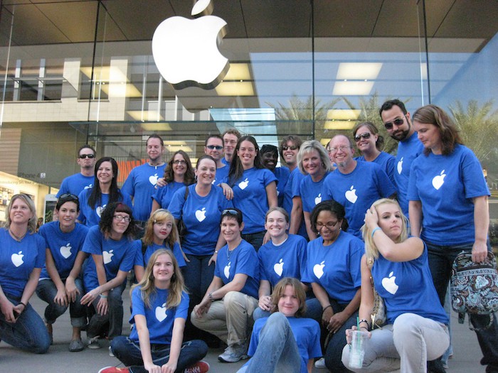 Cambios estéticos en las Apple Store de cara a la temporada navideña