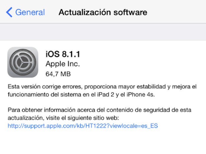 iOS 8.1.1 y OS X 10.10.1 ya disponibles