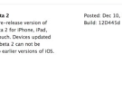 Apple pone la nueva Beta de iOS 8.2 en manos de los desarrolladores