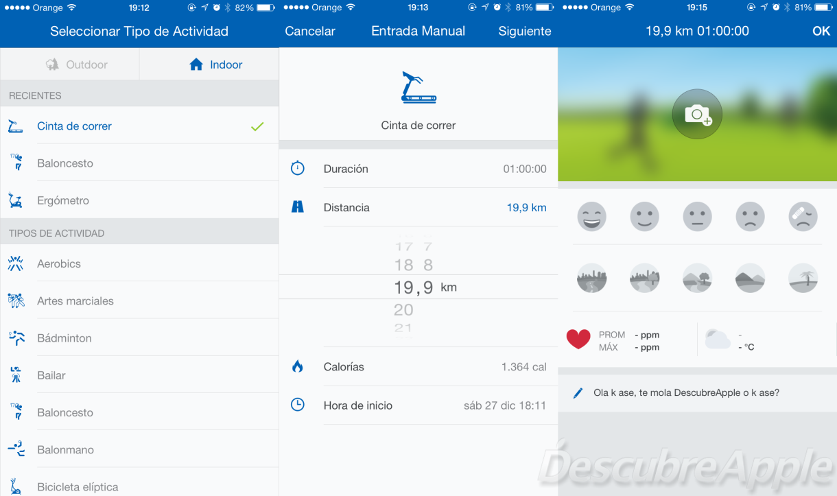 ¿Quieres llevar un control del deporte que haces en interior? Runtastic puede ayudarte