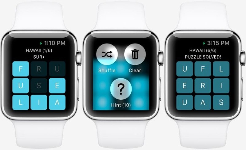 Así será Letterpad, uno de los primeros juegos creados para el Apple Watch