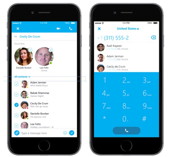 Skype para iPhone se actualiza con mejoras en su interfaz