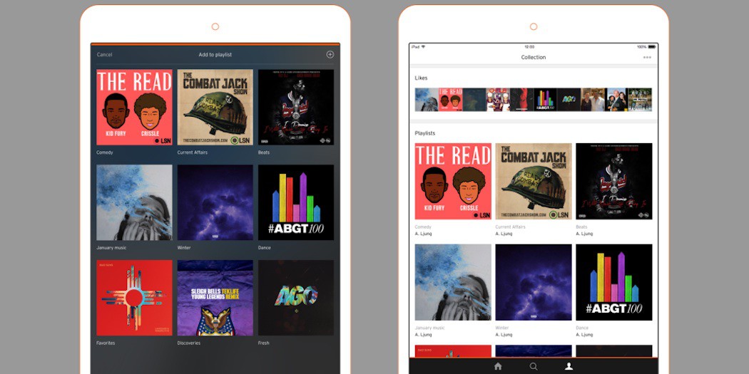 Soundcloud actualiza su aplicación para iPad añadiendo nuevas características