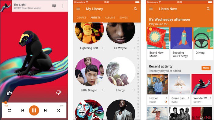 Google Play Music llega ahora también al iPad con su última actualización