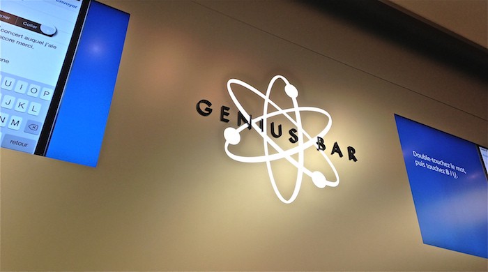 El histórico logotipo de Genius Bar está siendo eliminado de las Apple Store