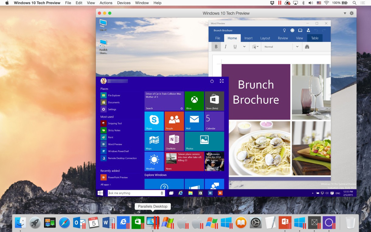 ¿Curiosidad por probar Windows 10 en tu Mac? Con Parallels, puedes hacerlo