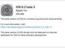 Apple lanza iOS 8.2 beta 5 para desarrolladores