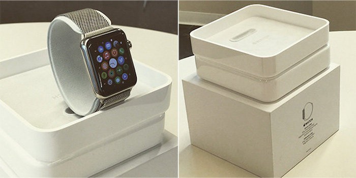 Desveladas las cajas del Apple Watch y de las correas