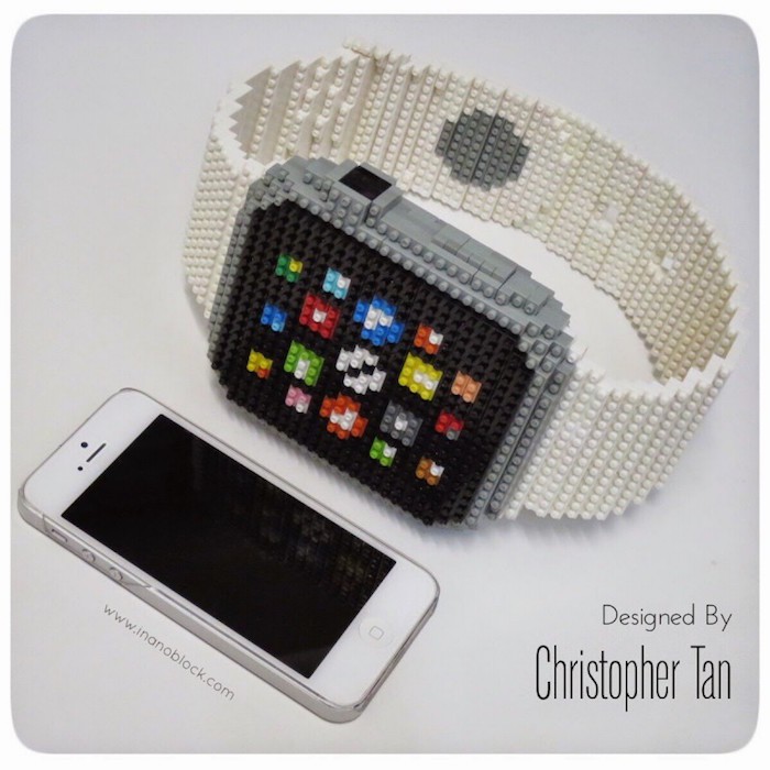 Un artista recrea el Apple Watch en una escultura de 800 piezas