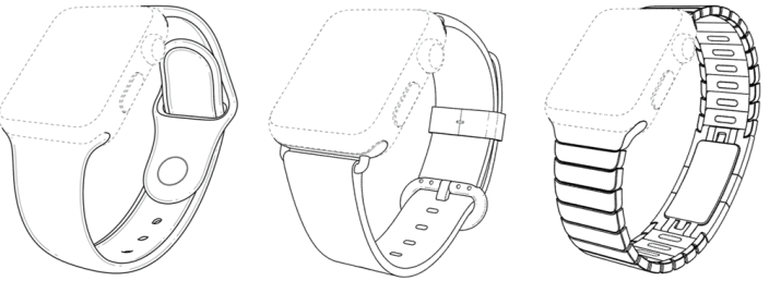 Apple patenta sus diseños de correas para el Apple Watch