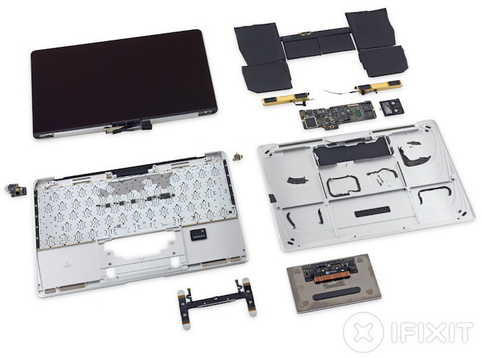 iFixit desmonta el nuevo MacBook y asegura que es casi irreparable