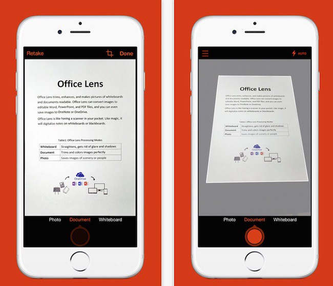 Office Lens de Microsoft llega ahora también al iPhone