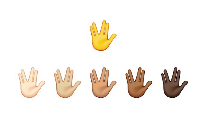 Añade el saludo vulcaniano a los emojis en iOS 8.3