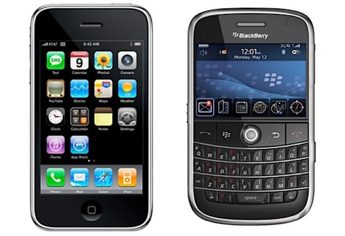 iPhone BlackBerry