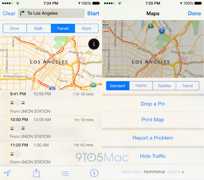 Los mapas de tránsito en iOS 9 incluirán unas pocas ciudades de Estados Unidos, Europa y China