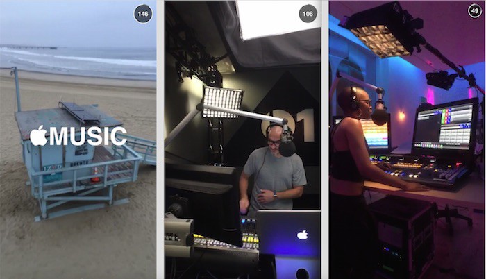 Apple Music ya tiene cuenta en Snapchat