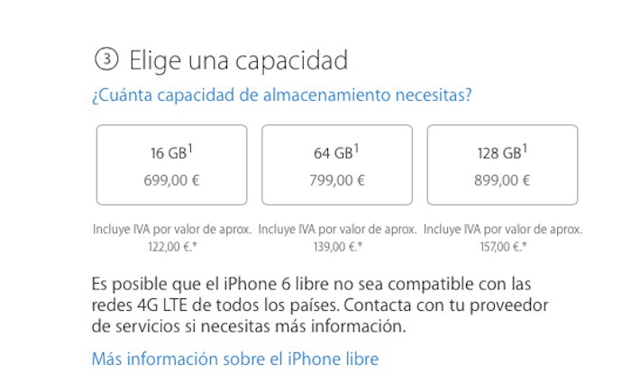 Rumor: finalmente el iPhone 6s incluirá 32Gb de almacenamiento en vez de 16