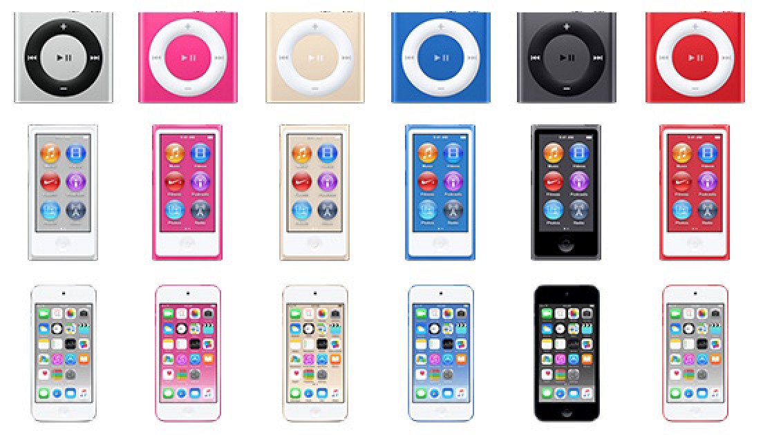 Sí, el iPod está más vivo que nunca y estos son sus nuevos colores