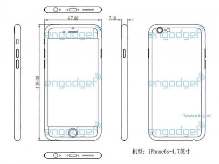 El iPhone 6s sera más grueso que el modelo actual (y olvidaros del botón Home virtual)