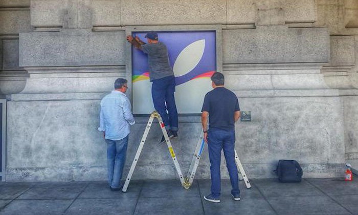 El Bill Graham Civic Auditorium se engalana para el evento de Apple