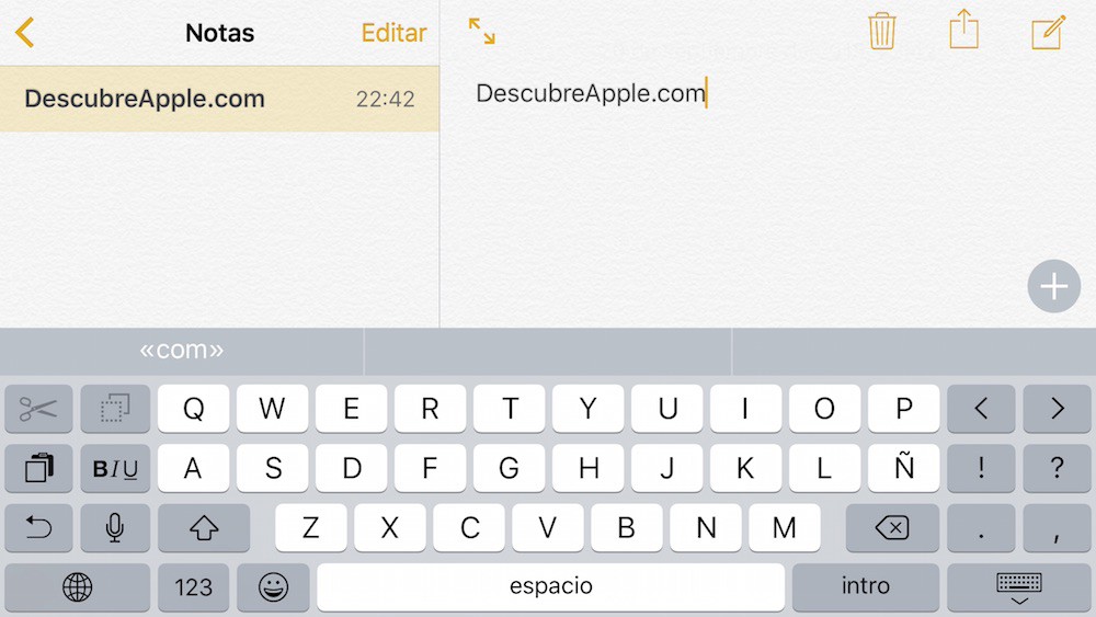 Truco: recupera en iOS 9 el teclado solo en mayúsculas tal y como lo tenías antes de actualizar