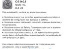 iOS 9.0.1 ya disponible para solucionar algunos errores