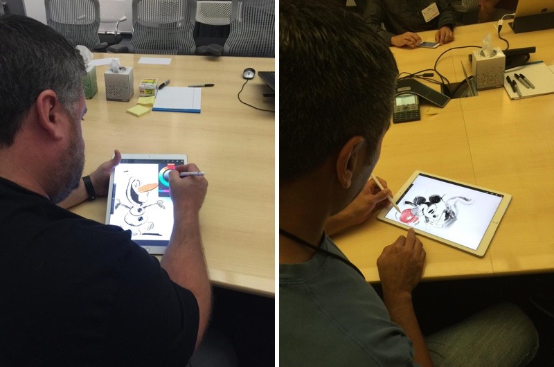 Disney prueba el iPad Pro y el Apple Pencil (y parece que les gusta)