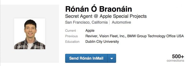 Este es Rónán Ó Braonáin, el James Bond de Apple