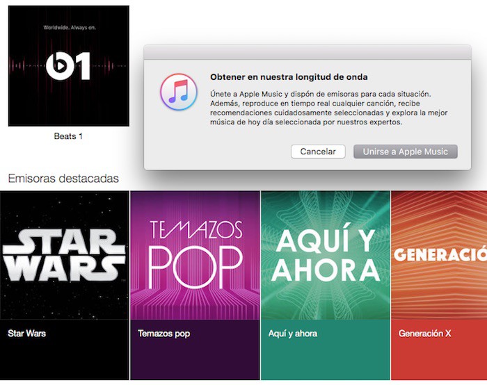 El lado oscuro de Apple: La emisora de Star Wars, sólo disponible para los suscritos a Apple Music