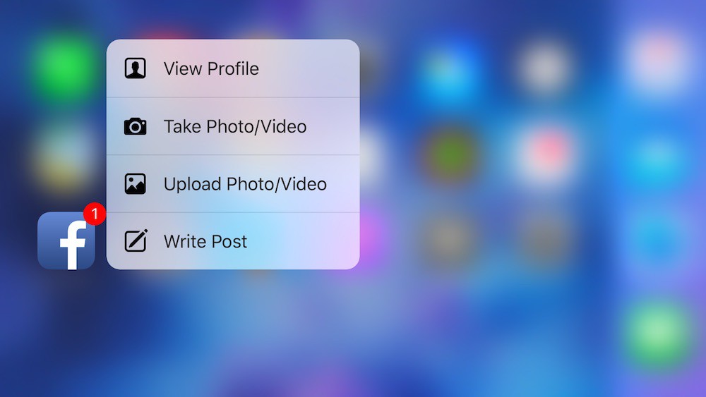 Facebook mejora el soporte 3D Touch en su aplicación… pero no para todos los usuarios