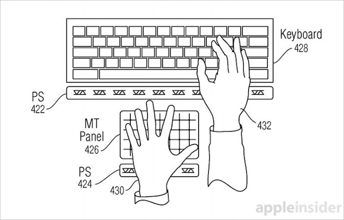 Apple patenta una pantalla multitáctil sensible a los anuncios flotantes