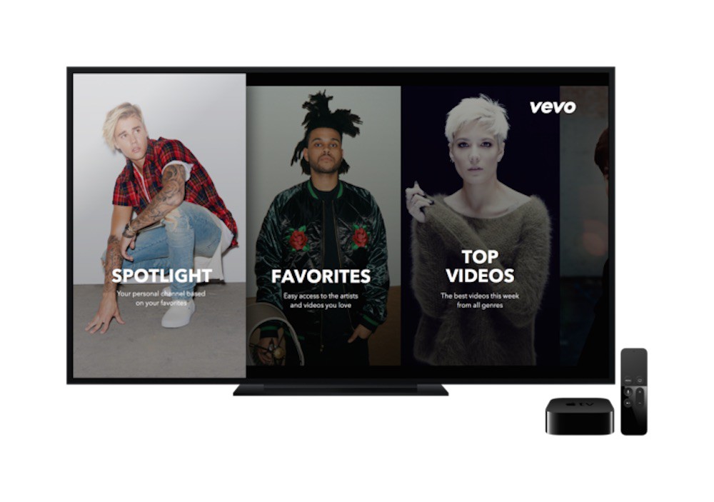 Vevo renueva su aplicación para ofrecer una mejor experiencia en el Apple TV