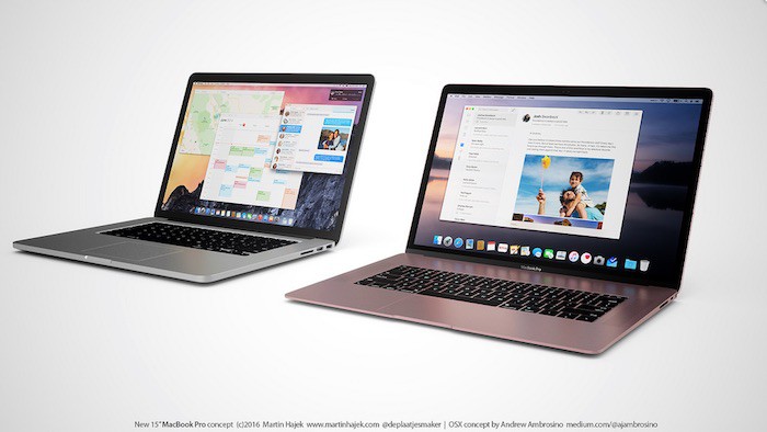 Así podría ser el nuevo MacBook de 15 pulgadas