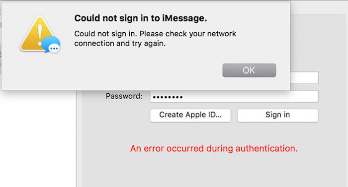 Problemas para conectarse a iMessage o FaceTime después de haber actualizado a OS X 10.11.4